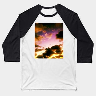 Dramatic Clouds in Cancun Baseball T-Shirt